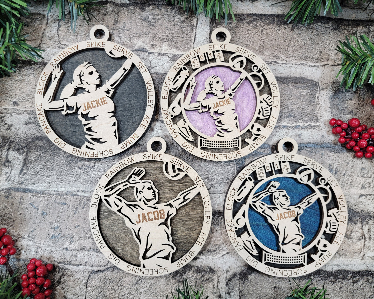 Volleyball Sports Ornament