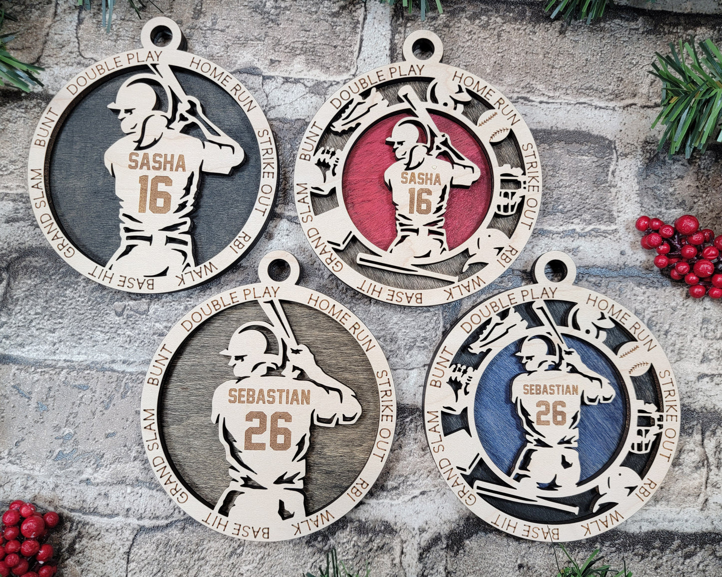 Baseball/Softball Sports Ornament