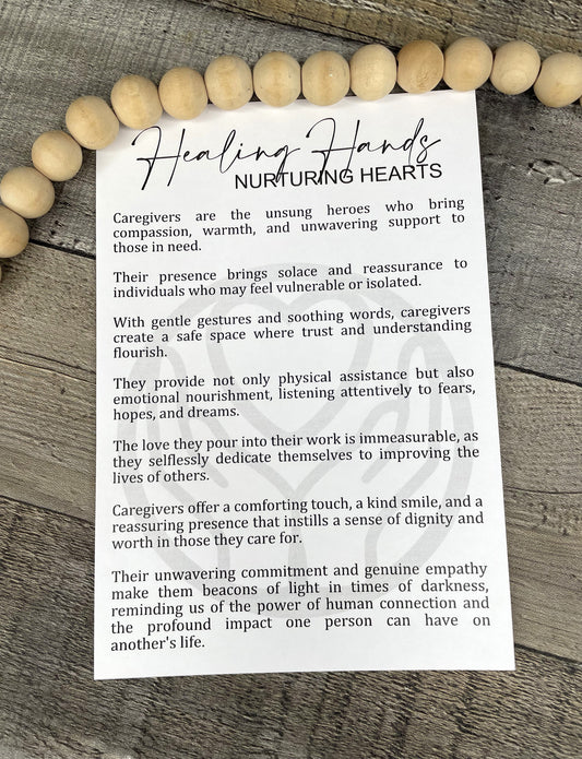 Healing Hands Caregiver Ornament