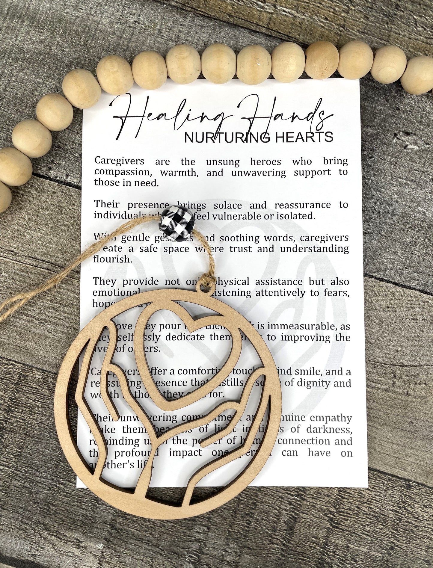 Healing Hands Caregiver Ornament