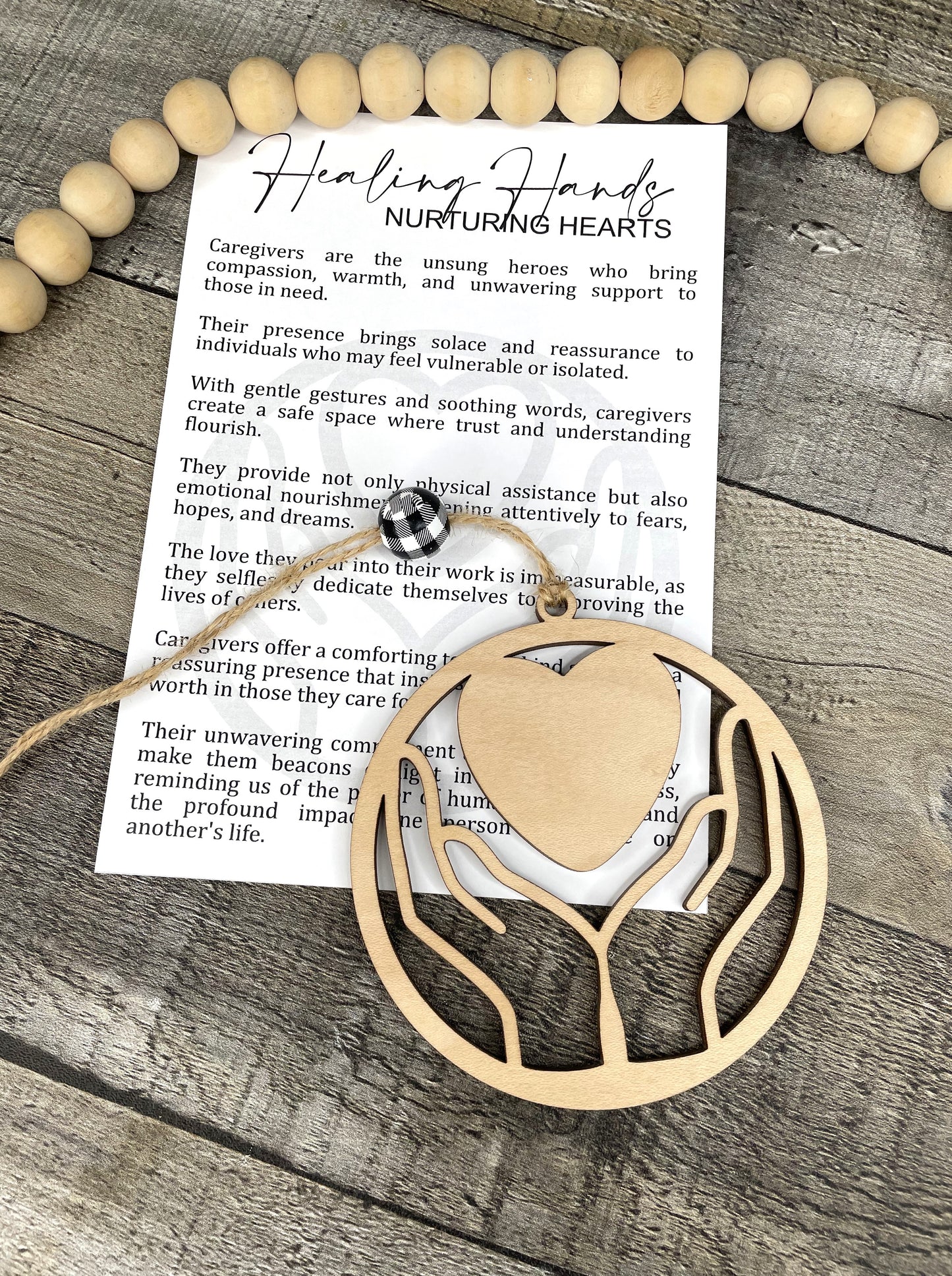 Healing Hands Caregiver Ornament