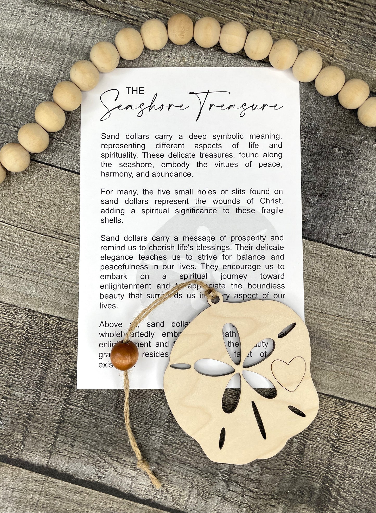 Seashore Treasure Sand Dollar Ornament