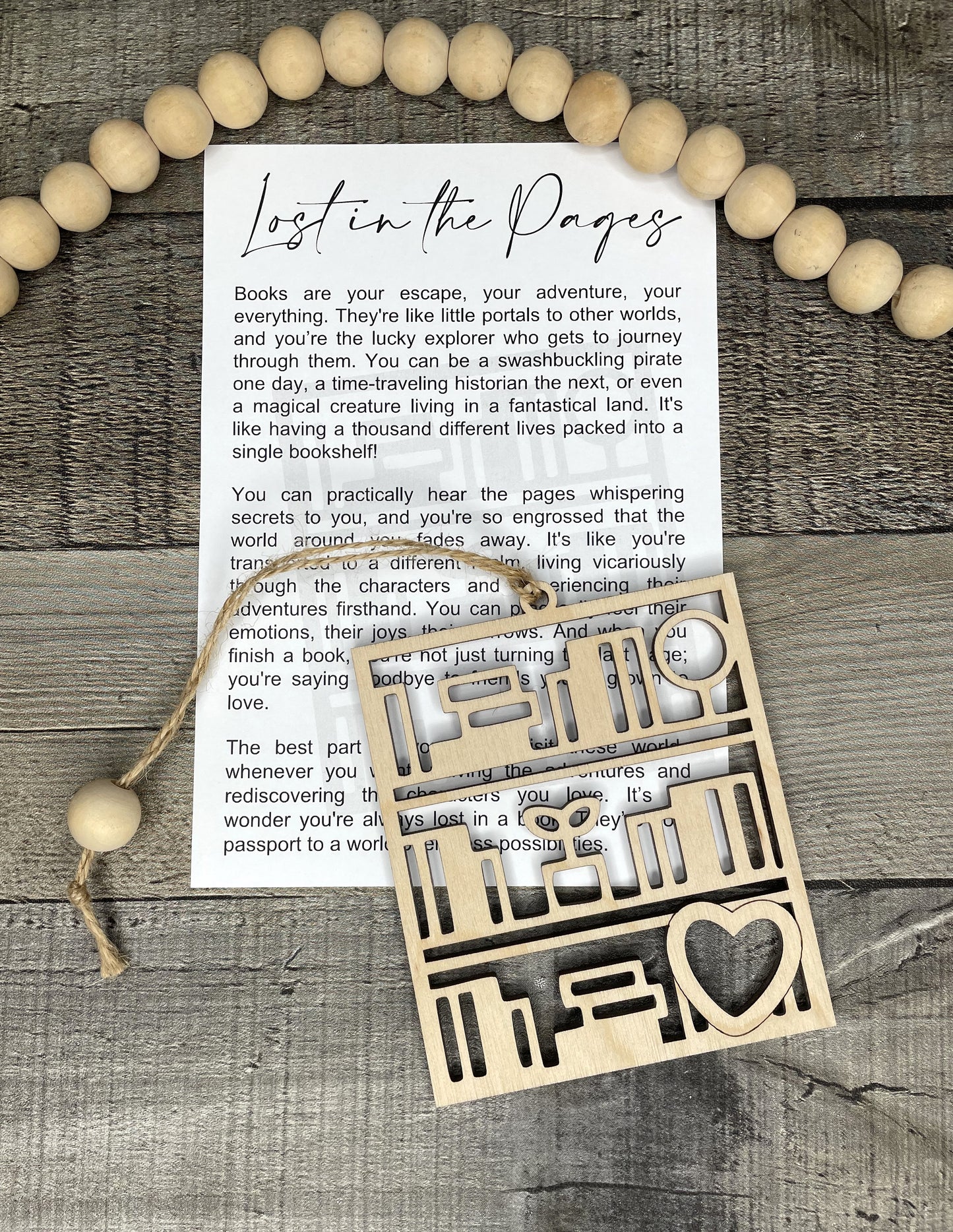 Lost in The Pages Book Lover Ornament