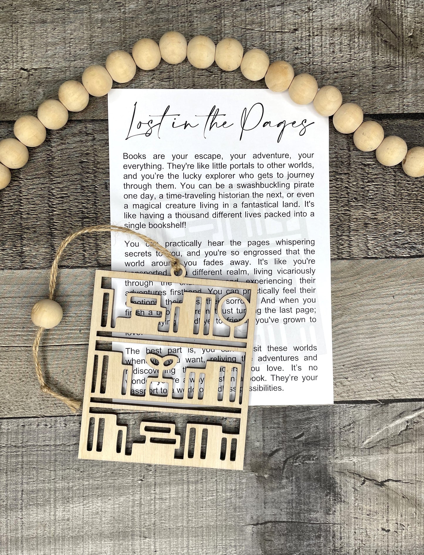 Lost in The Pages Book Lover Ornament