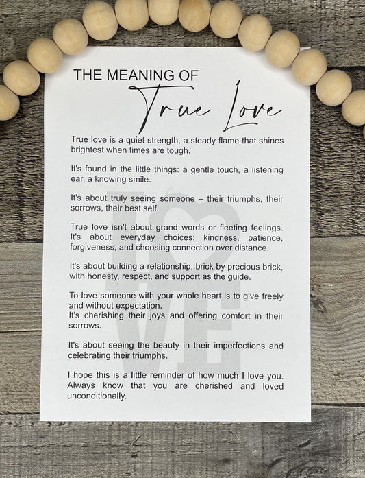 True Love Story Ornament