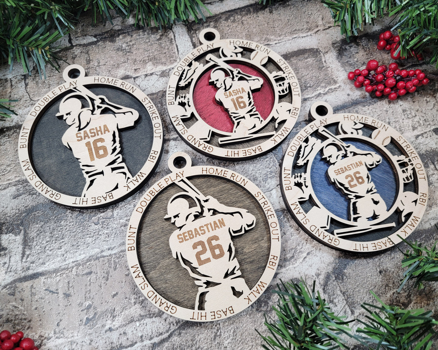 Baseball/Softball Sports Ornament