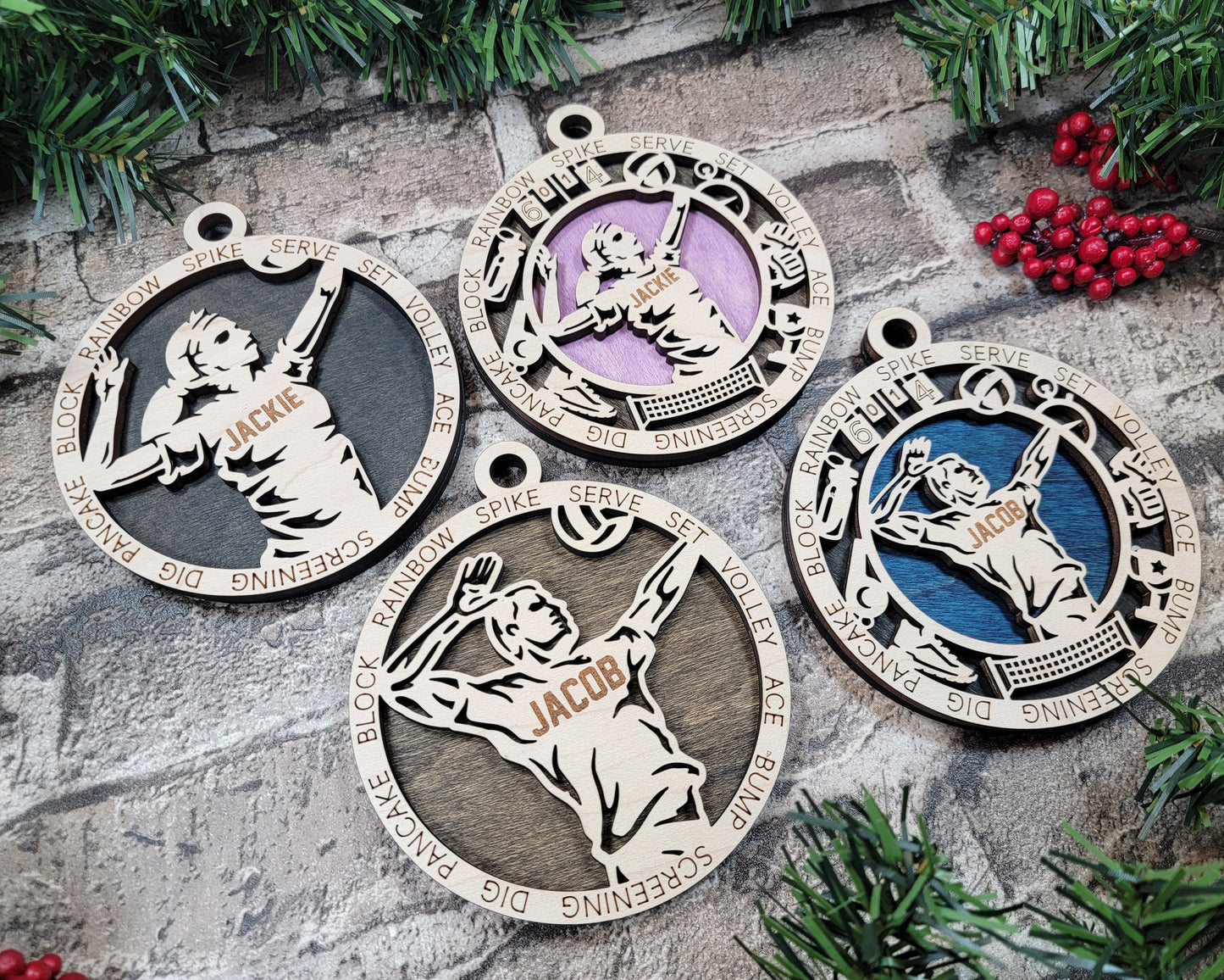 Volleyball Sports Ornament