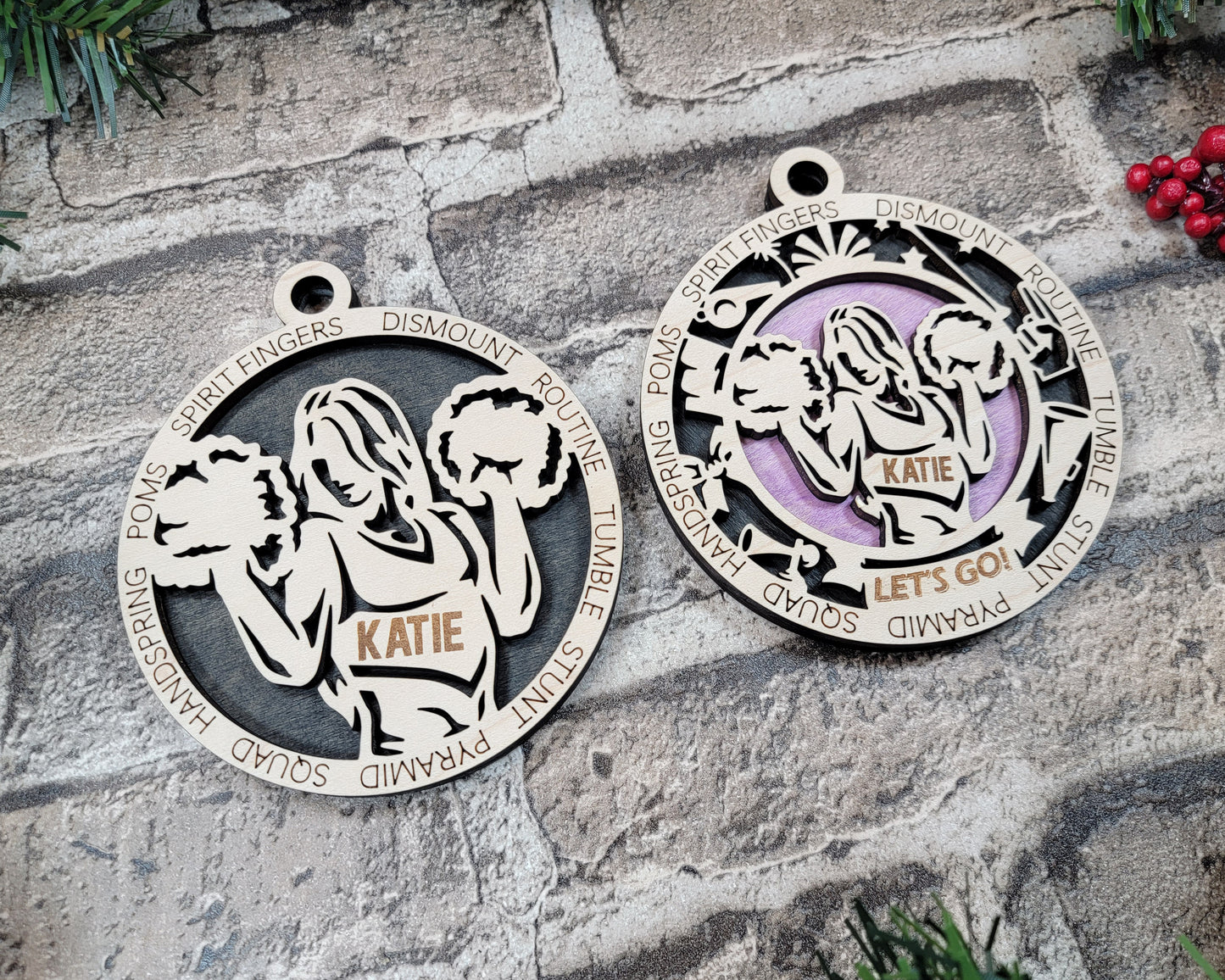 Cheerleader Sports Ornament