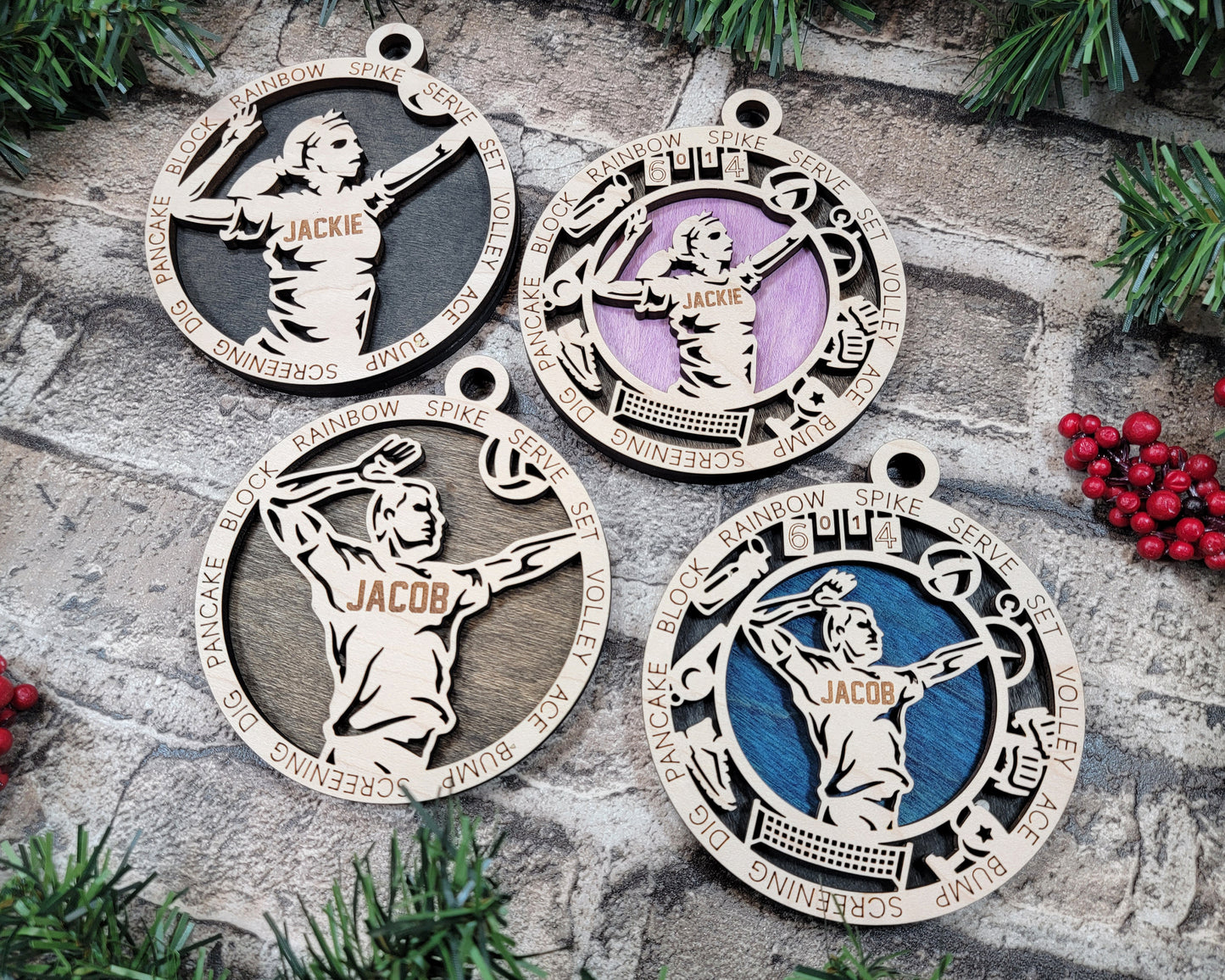 Volleyball Sports Ornament