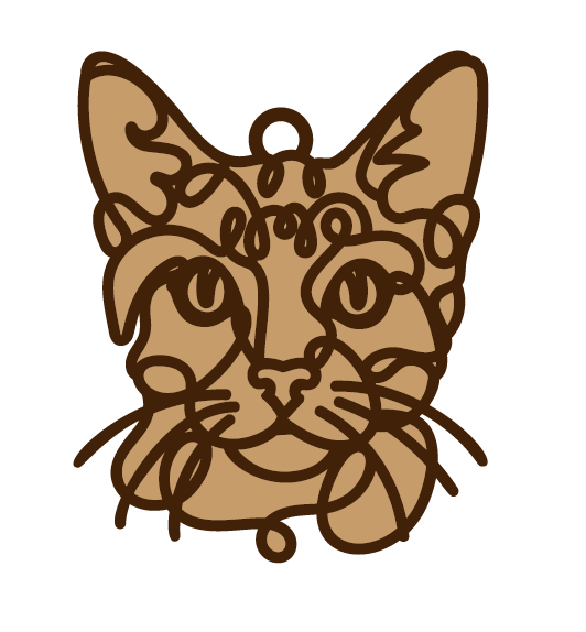 Personalized Cat Ornaments
