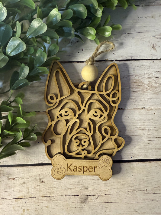 Personalized Dog Ornaments