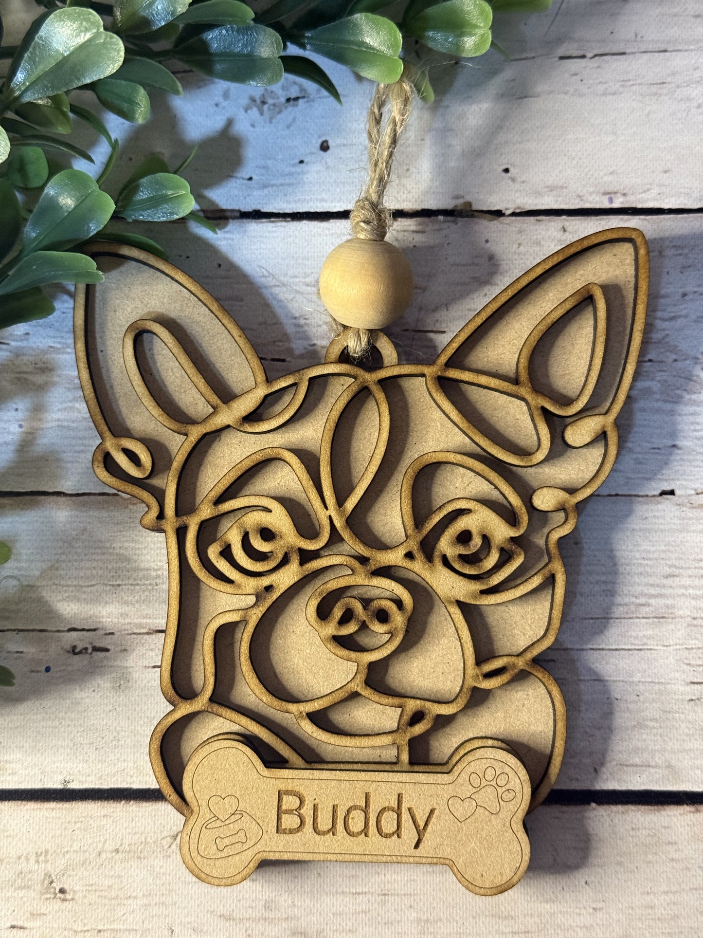 Personalized Dog Ornaments