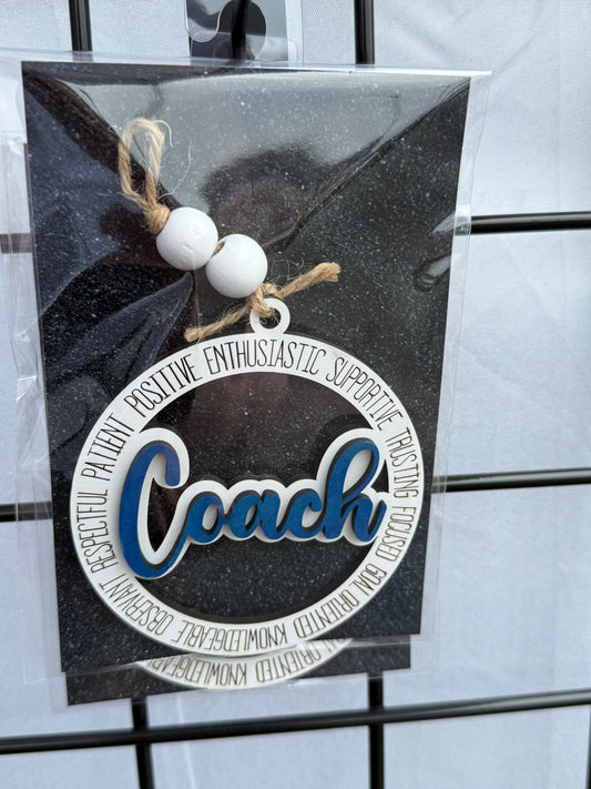 Coach Ornament