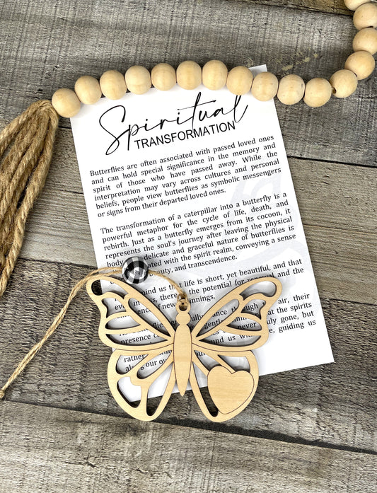 Spiritual Transformation Butterfly Ornament