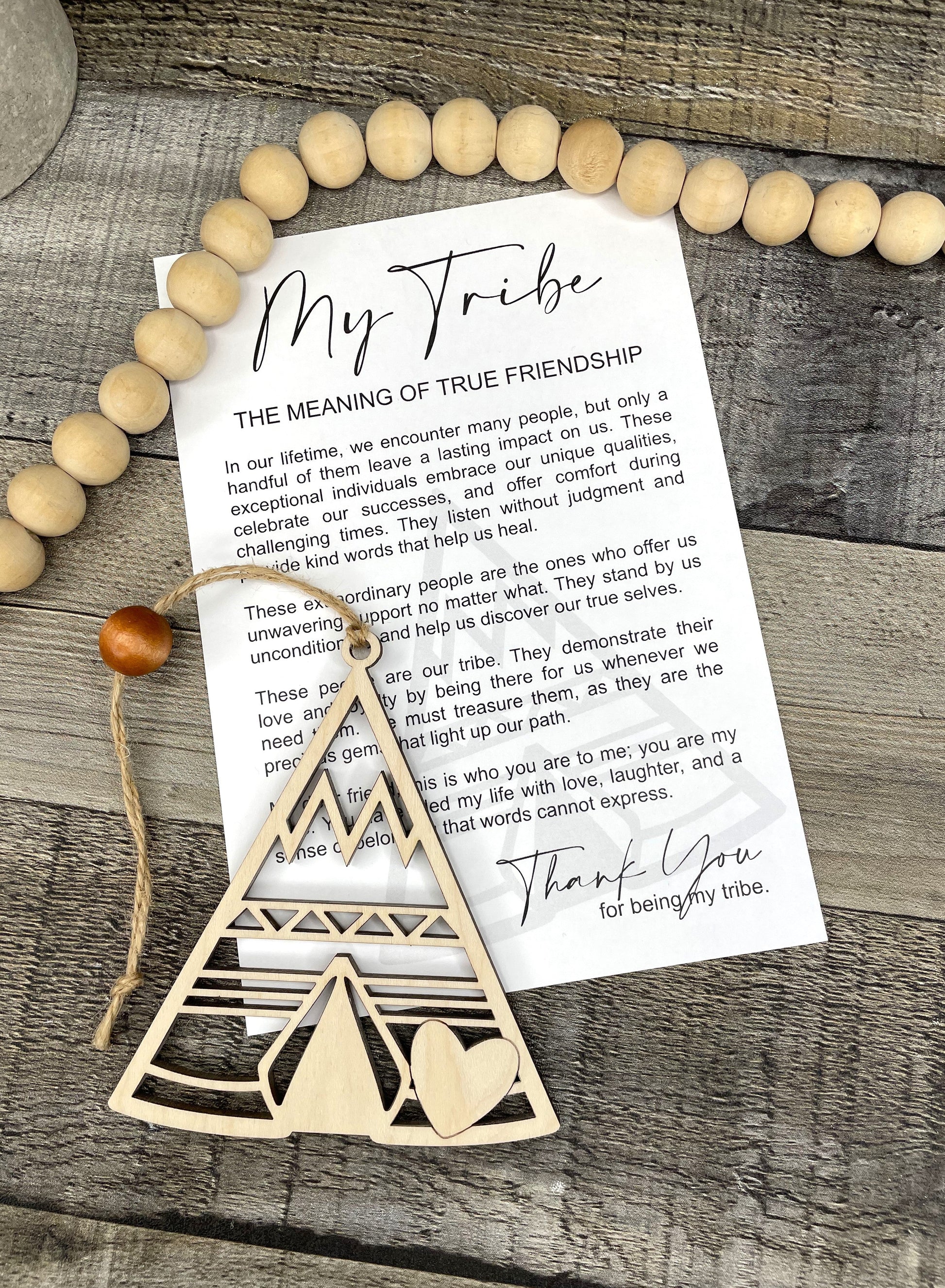 My Tribe Friendship ornament