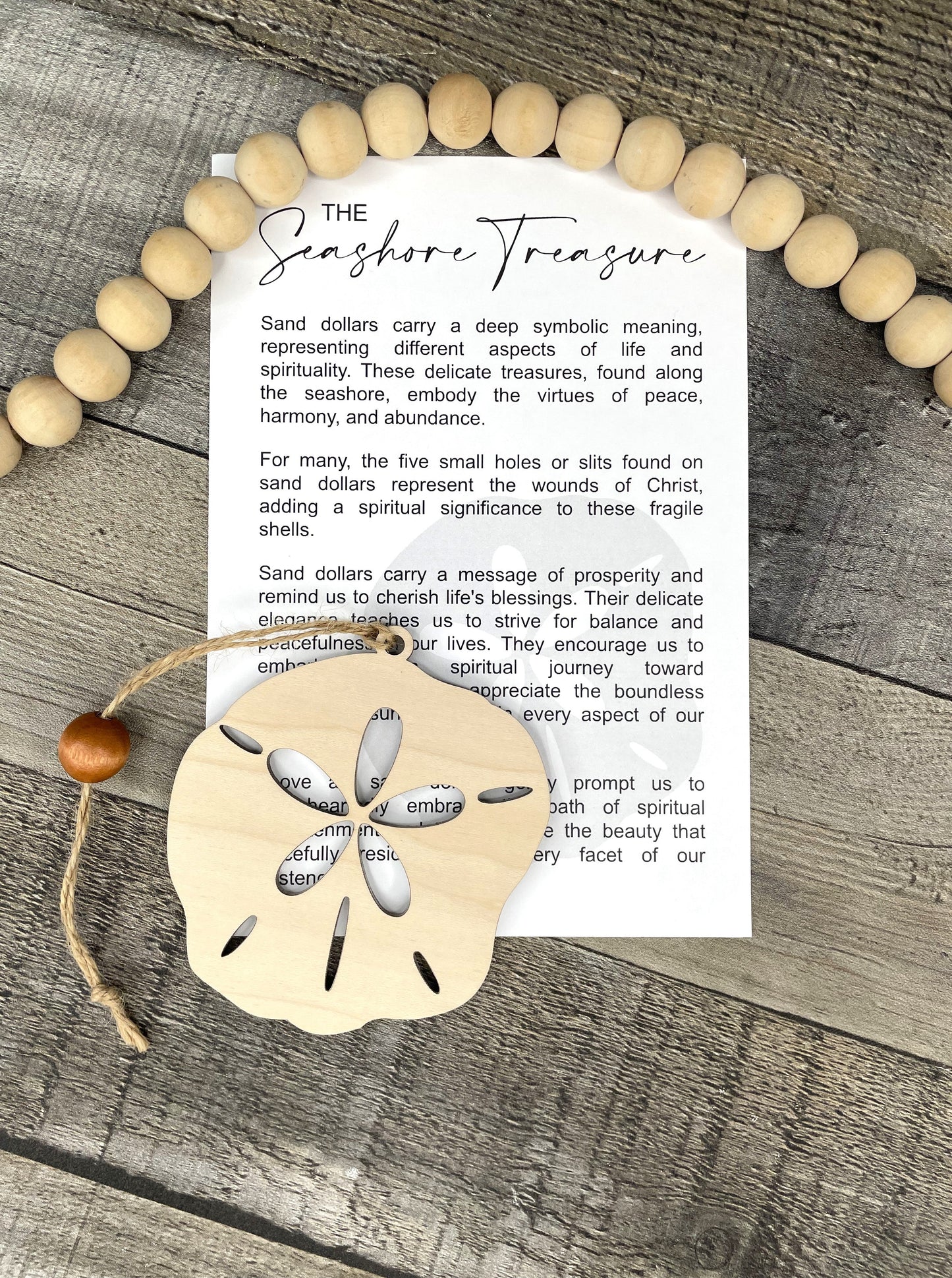 The Seashore Treasure Sand Dollar ornament