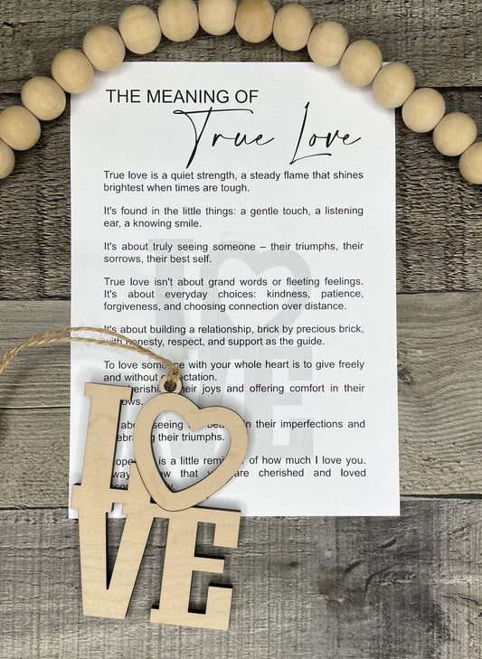 True Love Story Ornament