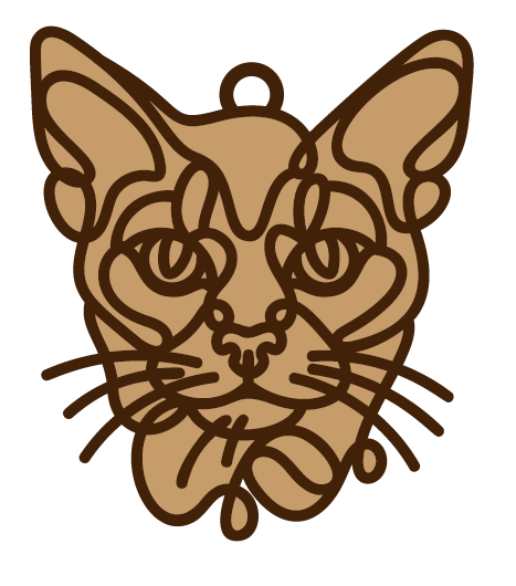 Personalized Cat Ornaments