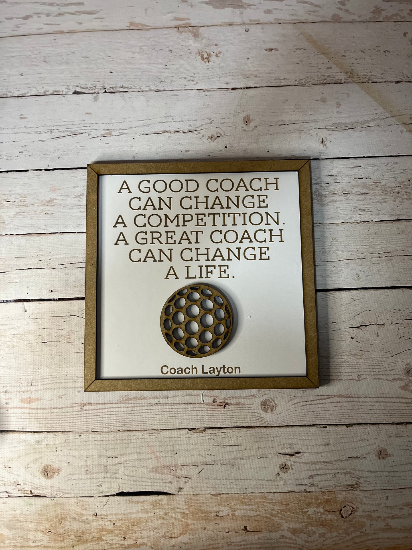 Coach sign