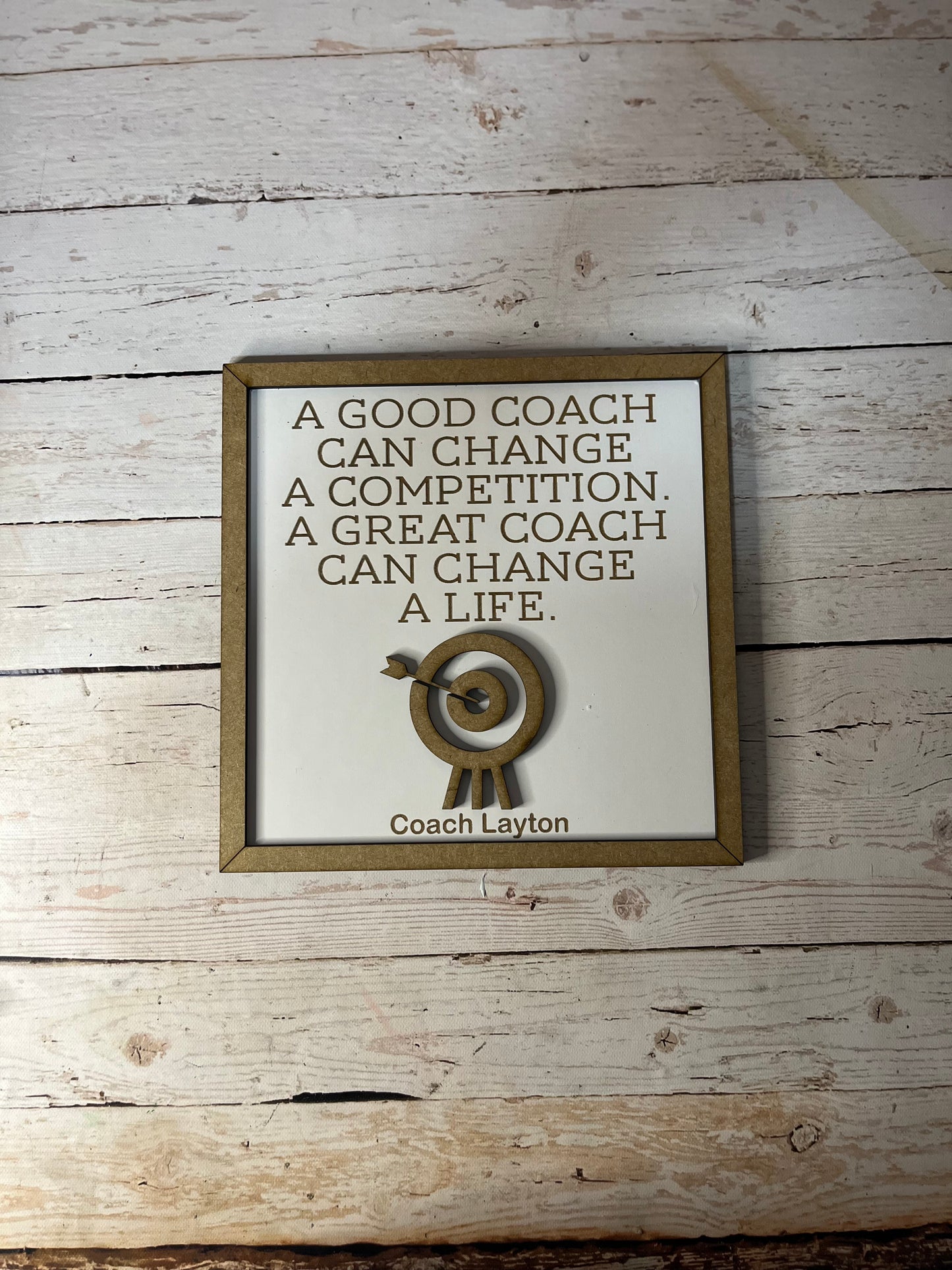 Coach sign