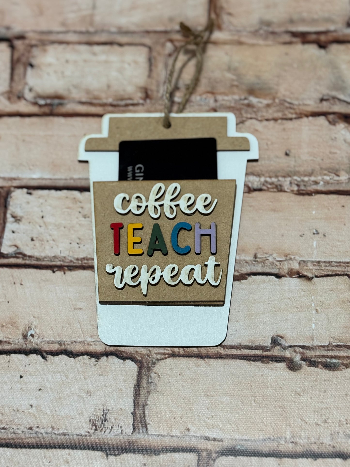 TEACH Giftcard Holder Ornament