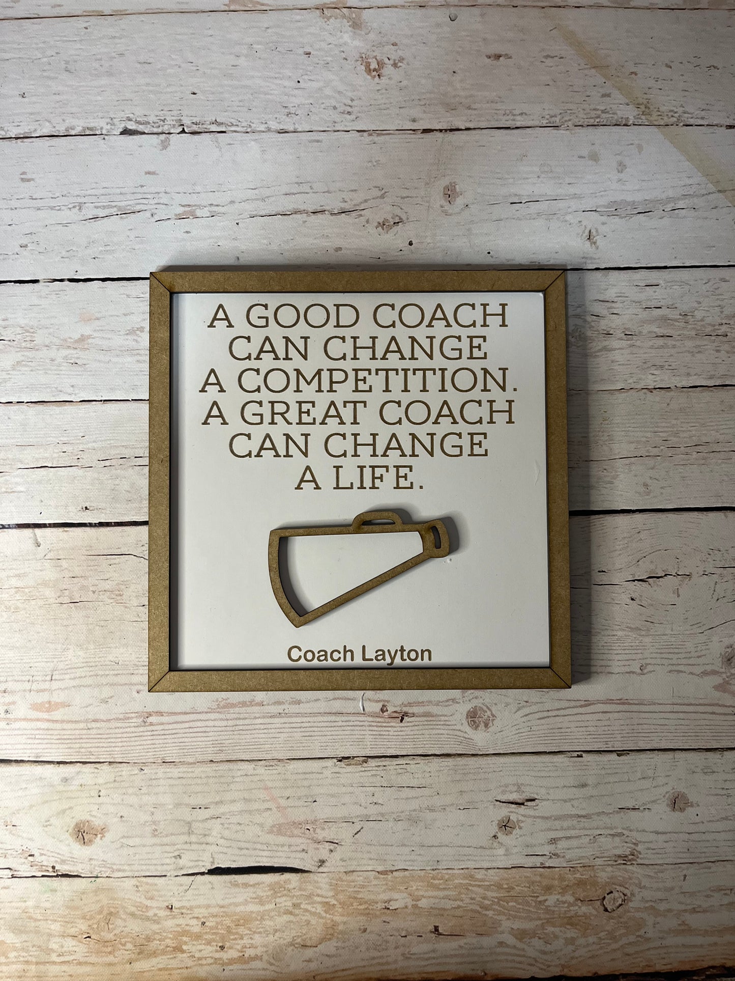 Coach sign