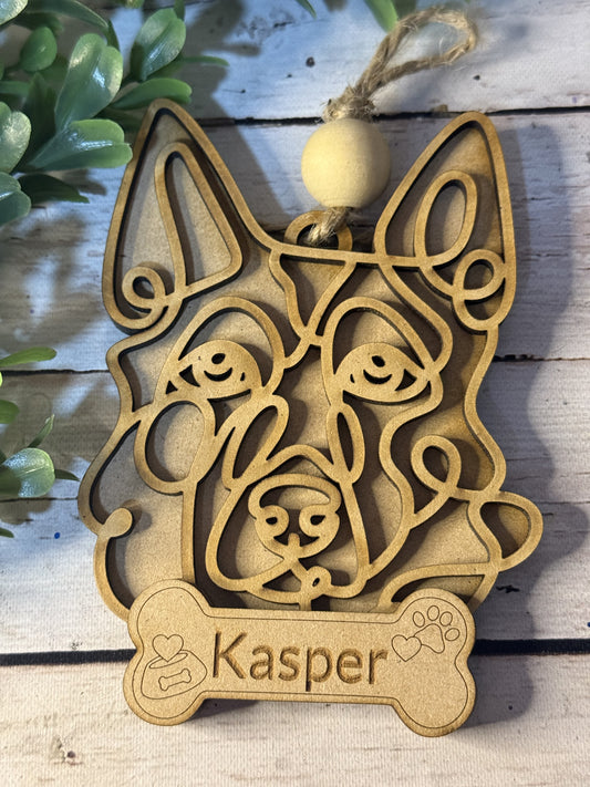 Personalized Dog Ornaments