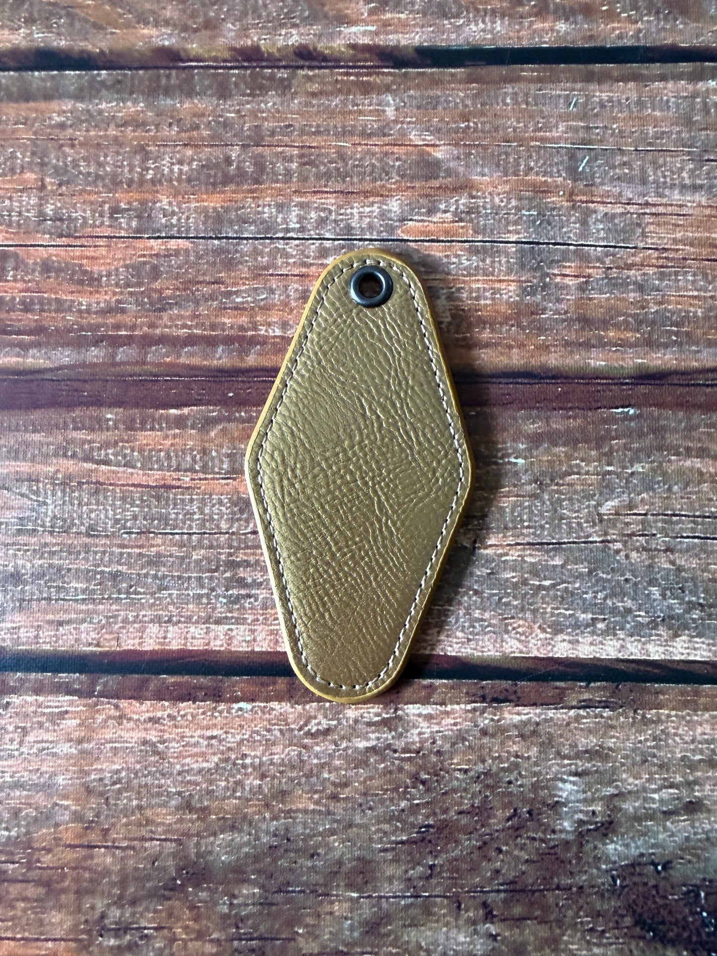 Personalized Leather Keychain | Custom Name Engraved Keyring