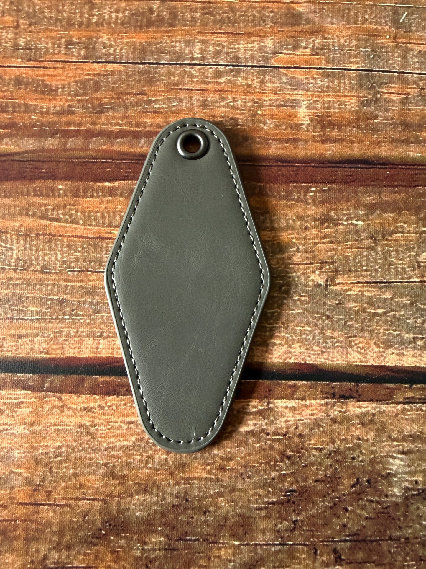 Personalized Leather Keychain | Custom Name Engraved Keyring