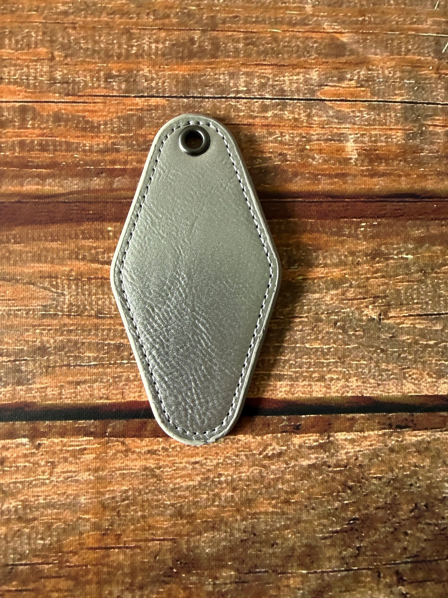Personalized Leather Keychain | Custom Name Engraved Keyring