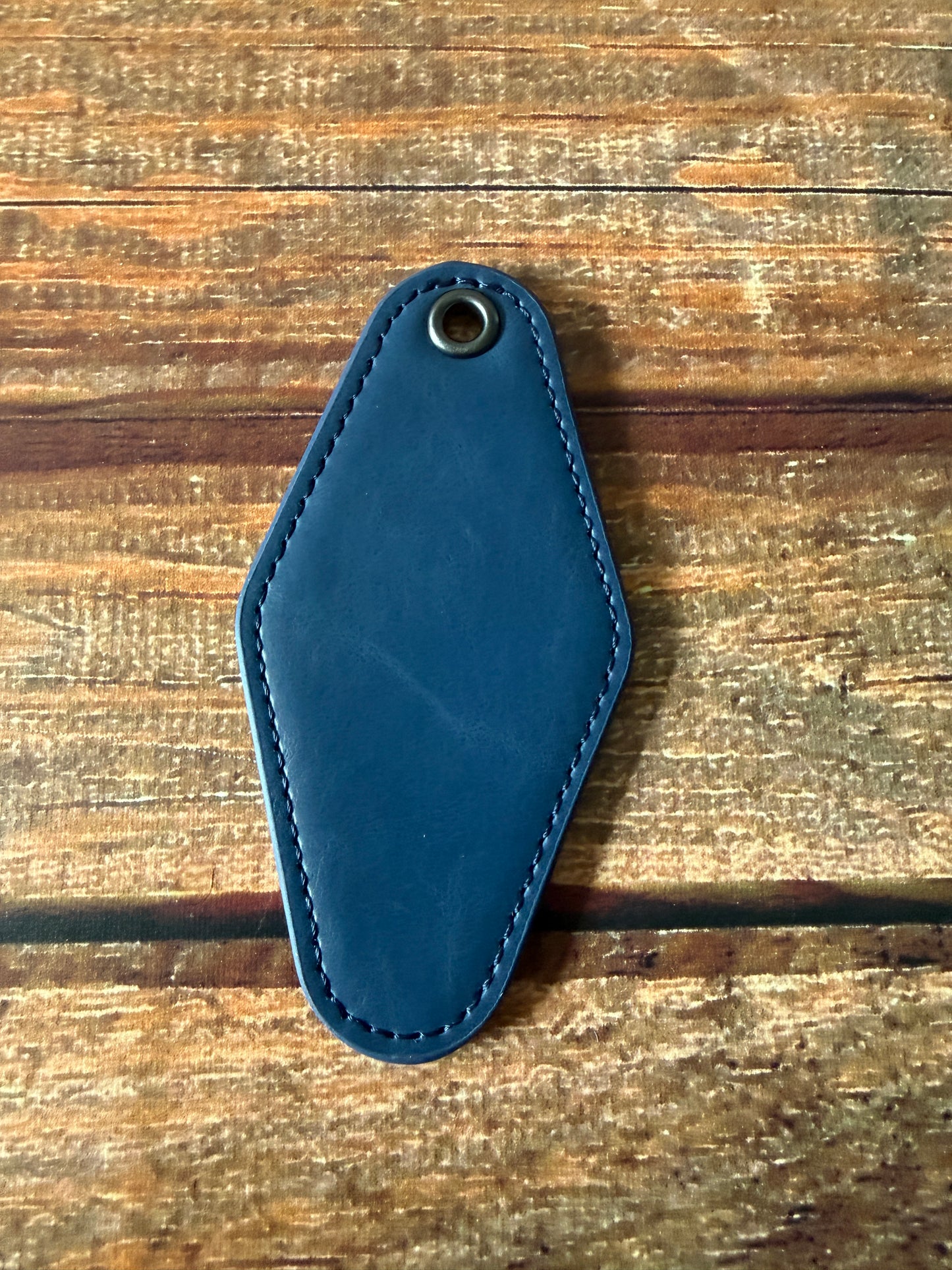 Personalized Leather Keychain | Custom Name Engraved Keyring