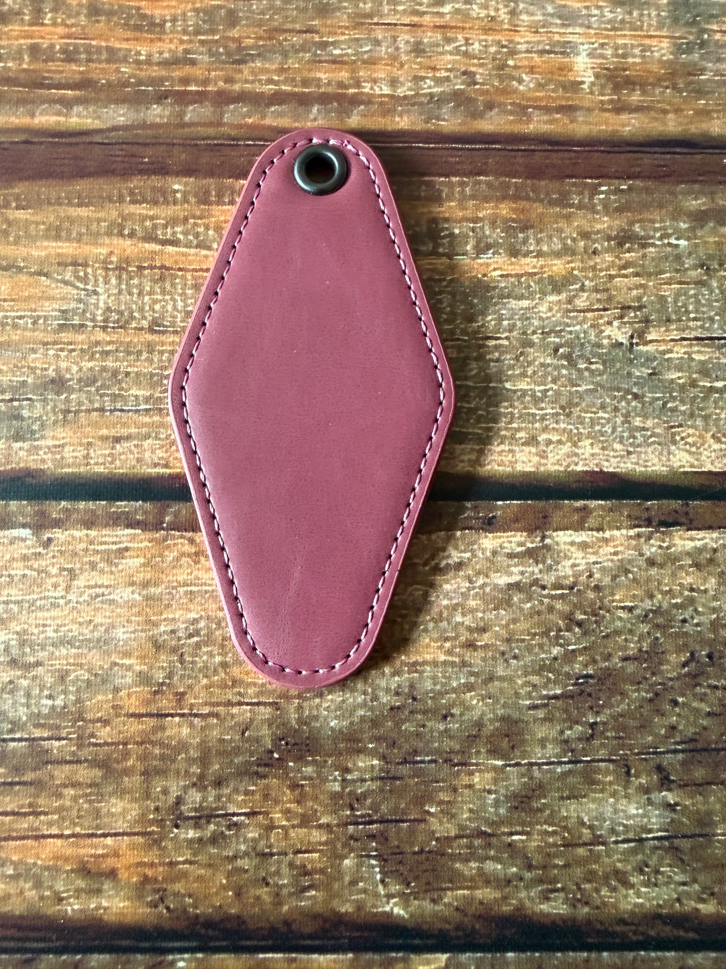 Personalized Leather Keychain | Custom Name Engraved Keyring