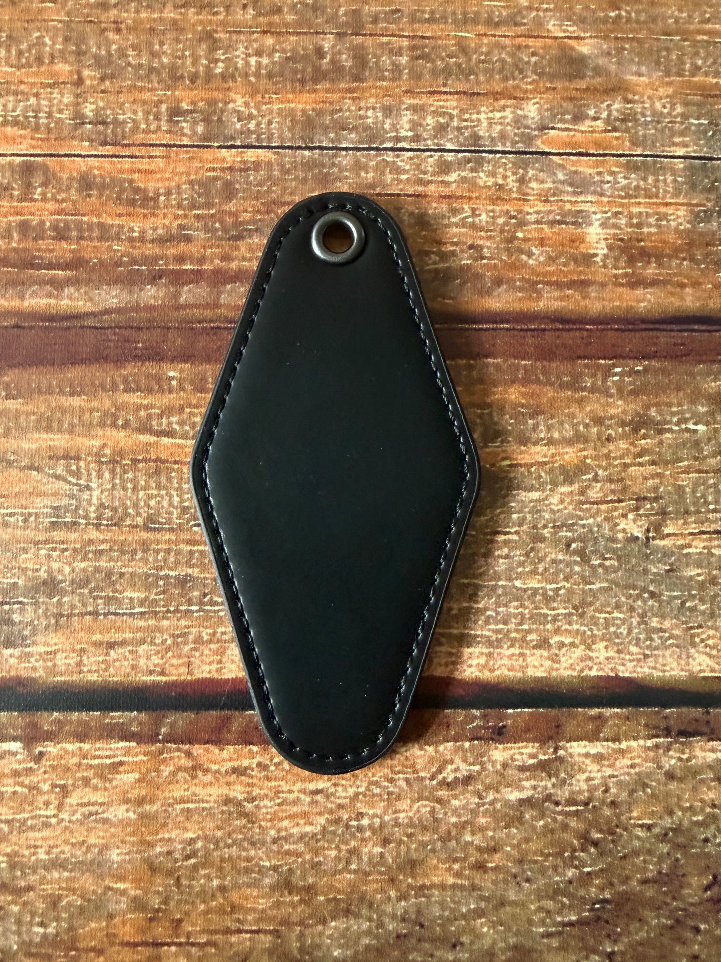 Personalized Leather Keychain | Custom Name Engraved Keyring