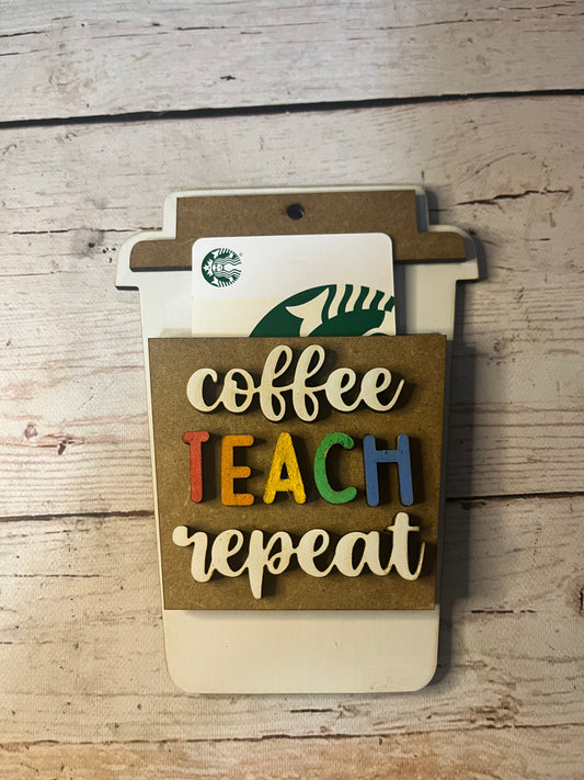 TEACH Giftcard Holder Ornament