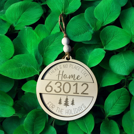 Home Zip code ornament